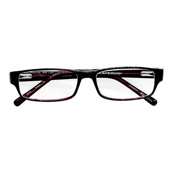 Enhance Eyewear 3893 CE Black/Burgundy 51-17-140 Full Rim Eyeglasses Frame - Picture 3 of 15